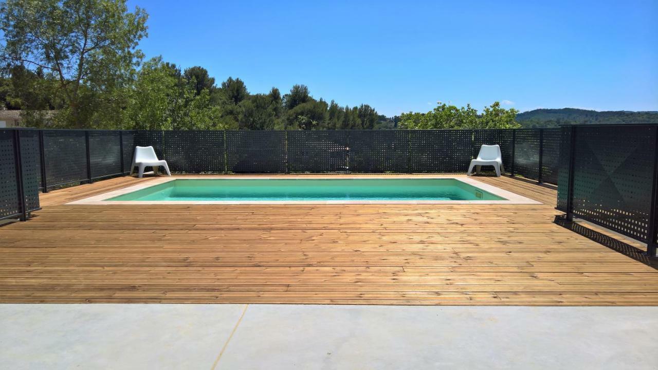 Villa Piscine Sud France Verzeille Exterior foto