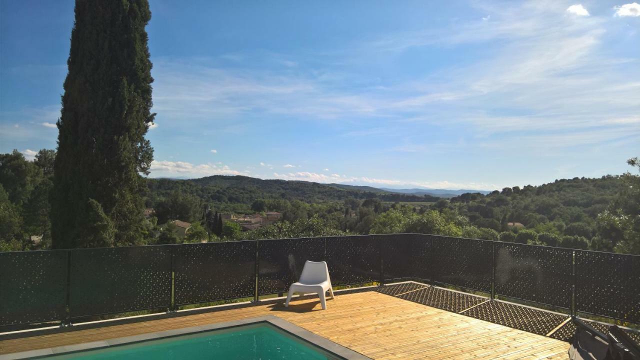 Villa Piscine Sud France Verzeille Exterior foto